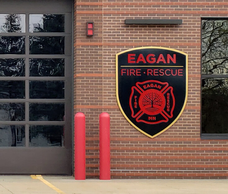 Eagan Fire and Rescue Exterior Signage Eagan MN