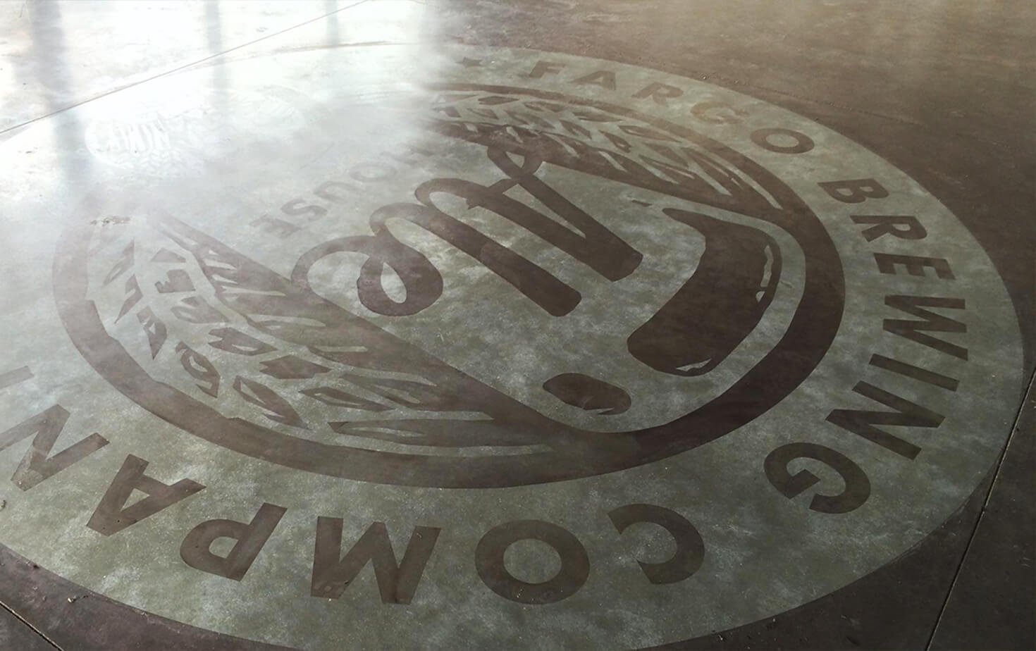 Fargo Brewing Company Floor Graphic