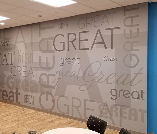 Great Clips Corporate Office Wall Mural