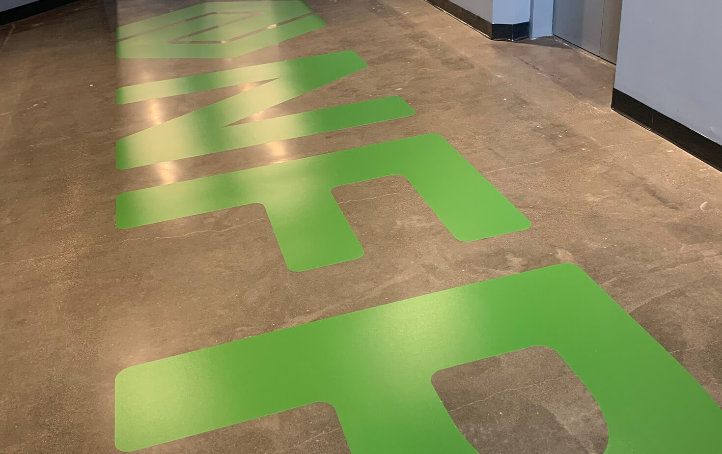 NFP Floor Graphics with Logo